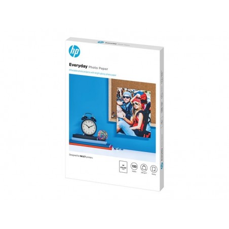 HP Everyday Glossy Photo Paper A4 100 sheet 200g/m² HP Everyday Glossy Photo Paper A4 100 sheet 200g/m²