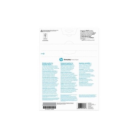 HP Everyday Glossy Photo Paper A4 100 sheet 200g/m² HP Everyday Glossy Photo Paper A4 100 sheet 200g/m²