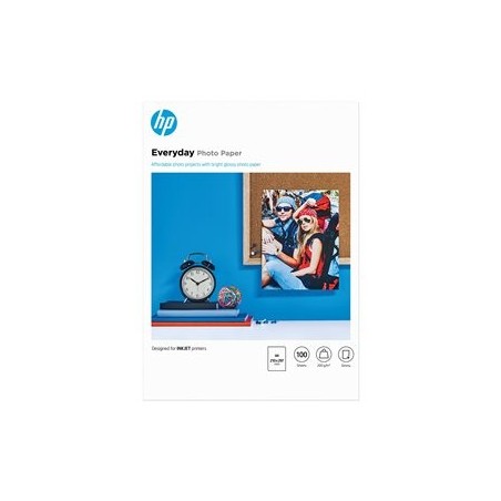 HP Everyday Glossy Photo Paper A4 100 sheet 200g/m² HP Everyday Glossy Photo Paper A4 100 sheet 200g/m²