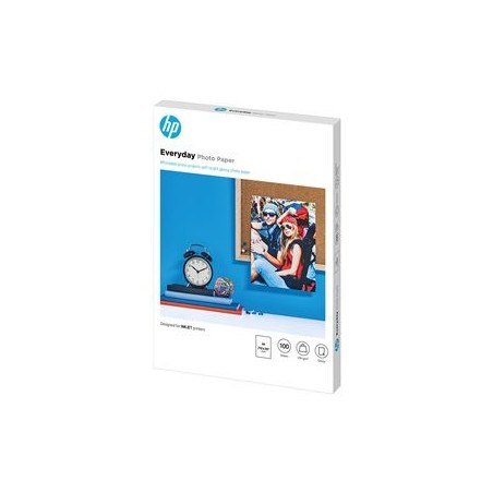 HP Everyday Glossy Photo Paper A4 100 sheet 200g/m² HP Everyday Glossy Photo Paper A4 100 sheet 200g/m²