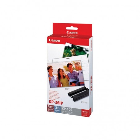 CANON KP-36IP Photo Paper 100x148mm 36sheet + color ink for Selphy CP Postcard Size CANON KP-36IP Photo Paper 100x148mm 36sheet + color ink for Selphy CP Postcard Size