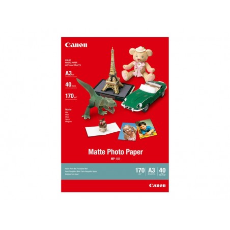 CANON 7981A008 Papier Canon MP101 Photo Paper Matte 170g A3 40ark CANON 7981A008 Papier Canon MP101 Photo Paper Matte 170g A3 40ark