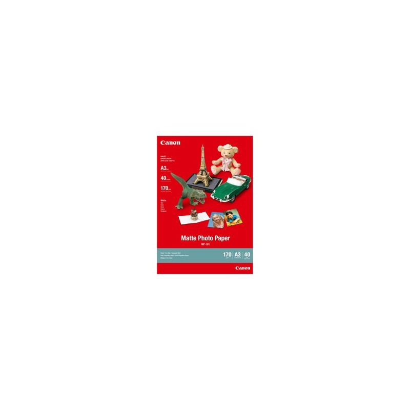 CANON 7981A008 Papier Canon MP101 Photo Paper Matte 170g A3 40ark CANON 7981A008 Papier Canon MP101 Photo Paper Matte 170g A3 40ark