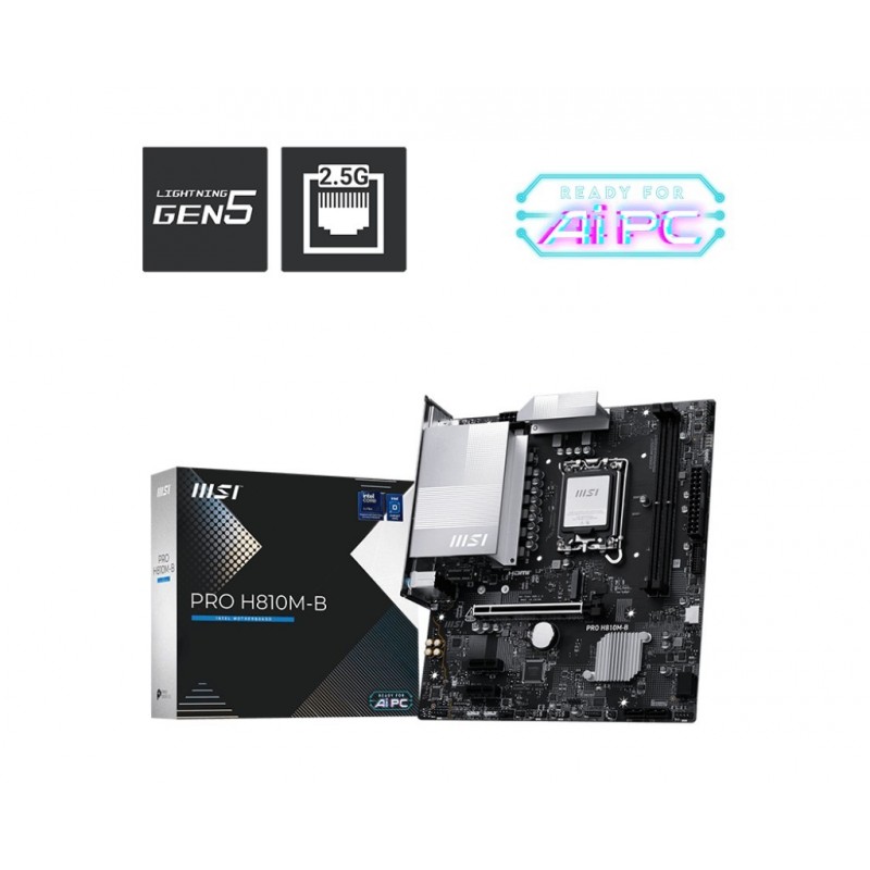 Płyta główna PRO H810M-B S1851 2DDR5 mATX  Płyta główna PRO H810M-B S1851 2DDR5 mATX