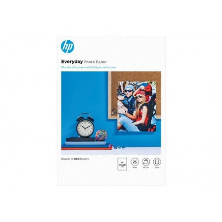 HP Everyday Glossy Photo Paper A4 25 sheet 200g/m² HP Everyday Glossy Photo Paper A4 25 sheet 200g/m²