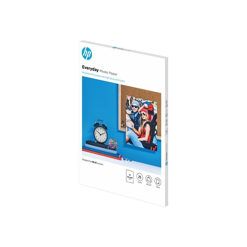 HP Everyday Glossy Photo Paper A4 25 sheet 200g/m² HP Everyday Glossy Photo Paper A4 25 sheet 200g/m²