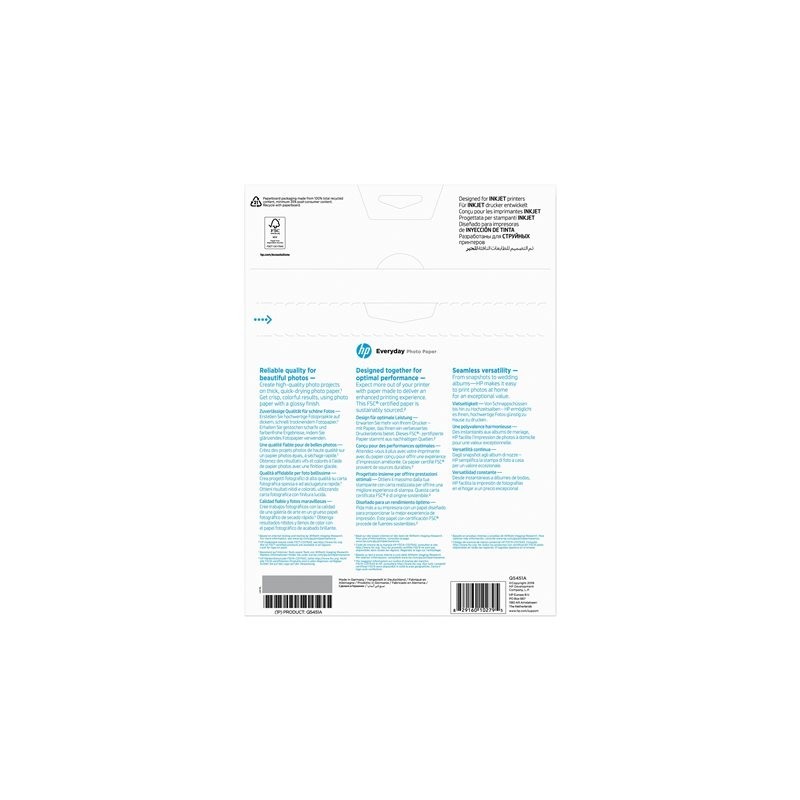 HP Everyday Glossy Photo Paper A4 25 sheet 200g/m² HP Everyday Glossy Photo Paper A4 25 sheet 200g/m²