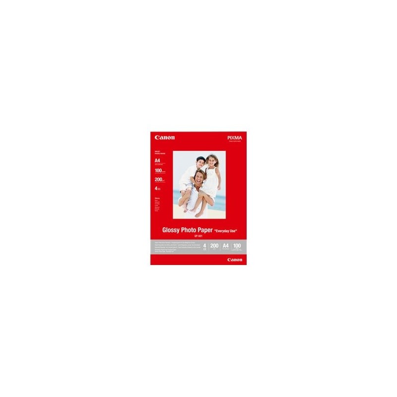 CANON 0775B001 Papier Canon GP501 Photo Paper Glossy 210g A4 100ark CANON 0775B001 Papier Canon GP501 Photo Paper Glossy 210g A4 100ark