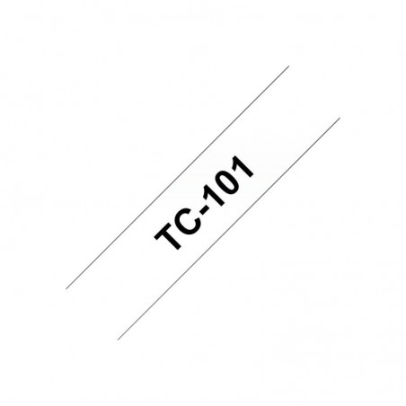 BROTHER P-Touch TC-101 black on clear 12mm BROTHER P-Touch TC-101 black on clear 12mm