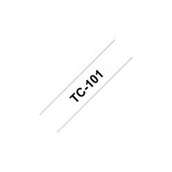BROTHER P-Touch TC-101 black on clear 12mm BROTHER P-Touch TC-101 black on clear 12mm