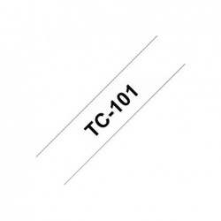BROTHER P-Touch TC-101 black on clear 12mm BROTHER P-Touch TC-101 black on clear 12mm