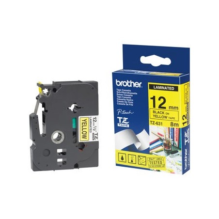 BROTHER P-Touch TC-101 black on clear 12mm BROTHER P-Touch TC-101 black on clear 12mm