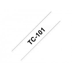 BROTHER P-Touch TC-101 black on clear 12mm BROTHER P-Touch TC-101 black on clear 12mm