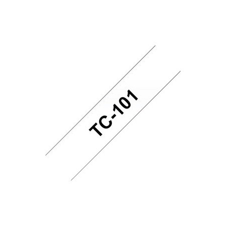 BROTHER P-Touch TC-101 black on clear 12mm BROTHER P-Touch TC-101 black on clear 12mm