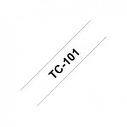 BROTHER P-Touch TC-101 black on clear 12mm BROTHER P-Touch TC-101 black on clear 12mm