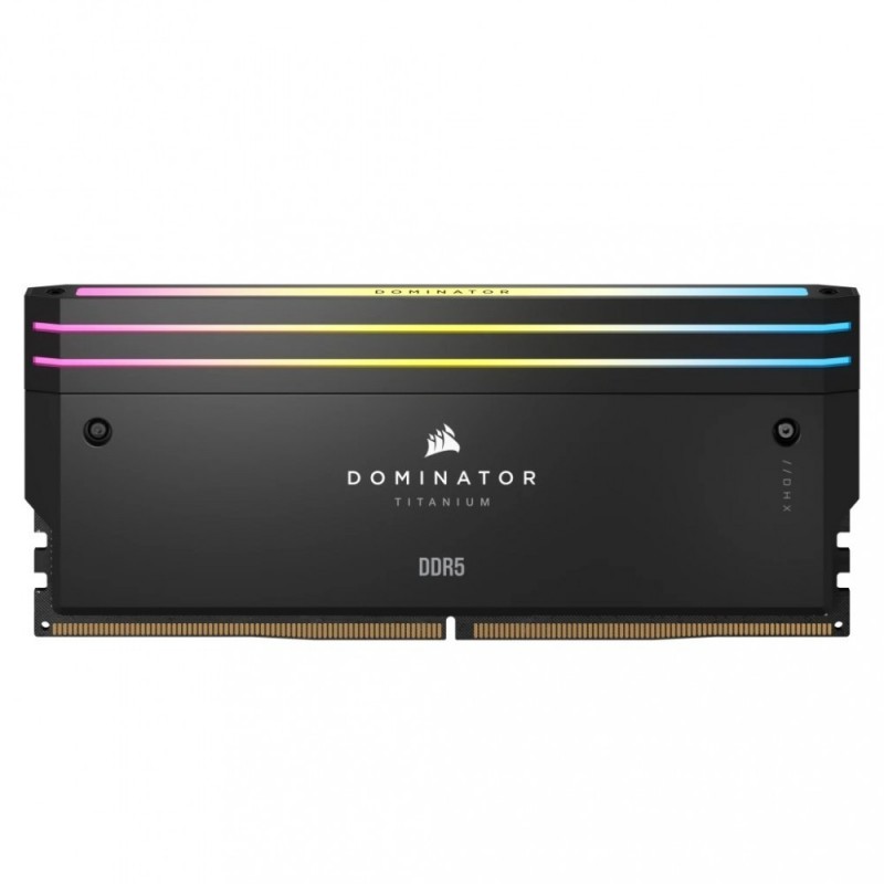 Pamięć DDR5 Dominator Titanium RGB 64GB/6600(2*32GB) CL32 Intel XMP Pamięć DDR5 Dominator Titanium RGB 64GB/6600(2*32GB) CL32 Intel XMP