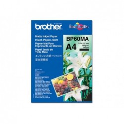 BROTHER BP60MA Papier fotograficzny Brother BP60MA 25ark matowy A4