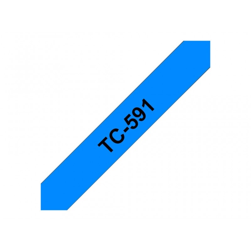 BROTHER TC591 Taśma Brother 9mm BLACK ON BLUE TAPE BROTHER TC591 Taśma Brother 9mm BLACK ON BLUE TAPE