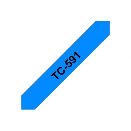 BROTHER TC591 Taśma Brother 9mm BLACK ON BLUE TAPE BROTHER TC591 Taśma Brother 9mm BLACK ON BLUE TAPE