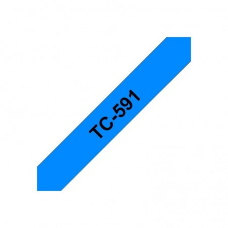BROTHER TC591 Taśma Brother 9mm BLACK ON BLUE TAPE BROTHER TC591 Taśma Brother 9mm BLACK ON BLUE TAPE