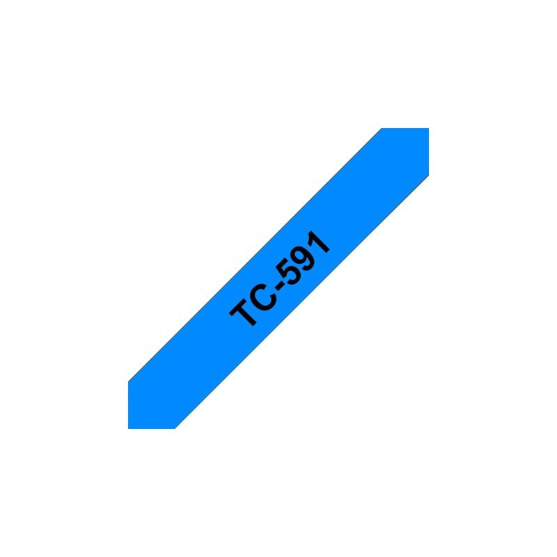 BROTHER TC591 Taśma Brother 9mm BLACK ON BLUE TAPE BROTHER TC591 Taśma Brother 9mm BLACK ON BLUE TAPE