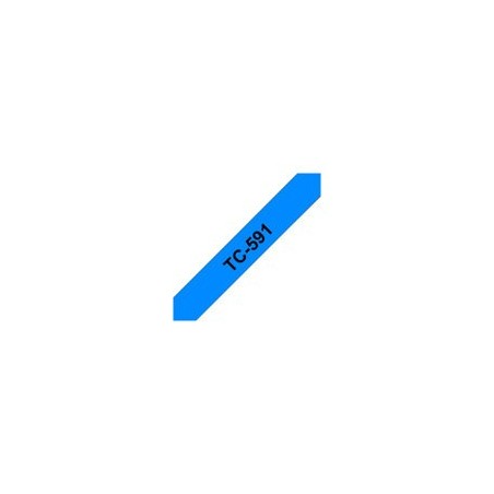 BROTHER TC591 Taśma Brother 9mm BLACK ON BLUE TAPE BROTHER TC591 Taśma Brother 9mm BLACK ON BLUE TAPE