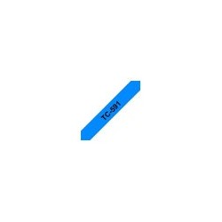 BROTHER TC591 Taśma Brother 9mm BLACK ON BLUE TAPE BROTHER TC591 Taśma Brother 9mm BLACK ON BLUE TAPE