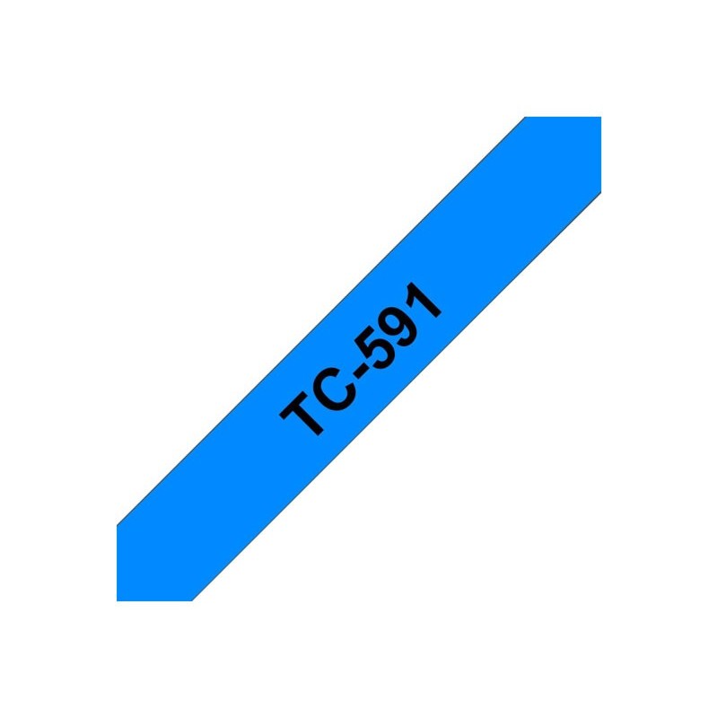 BROTHER TC591 Taśma Brother 9mm BLACK ON BLUE TAPE BROTHER TC591 Taśma Brother 9mm BLACK ON BLUE TAPE