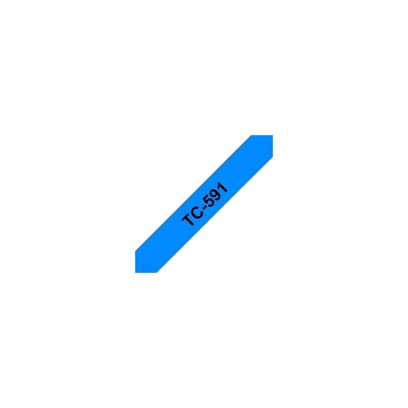 BROTHER TC591 Taśma Brother 9mm BLACK ON BLUE TAPE BROTHER TC591 Taśma Brother 9mm BLACK ON BLUE TAPE