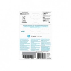 HP Q8691A Advanced glossy photo paper inkjet 250g/m2 100x150mm 25 sheets 1-pack borderless HP Q8691A Advanced glossy photo paper inkjet 250g/m2 100x150mm 25 sheets 1-pack borderless