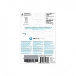 HP Q8691A Advanced glossy photo paper inkjet 250g/m2 100x150mm 25 sheets 1-pack borderless HP Q8691A Advanced glossy photo paper inkjet 250g/m2 100x150mm 25 sheets 1-pack borderless