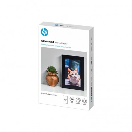 HP Q8692A Papier HP Advanced Glossy Photo 250g 10x15cm borderless 100ark HP Q8692A Papier HP Advanced Glossy Photo 250g 10x15cm borderless 100ark