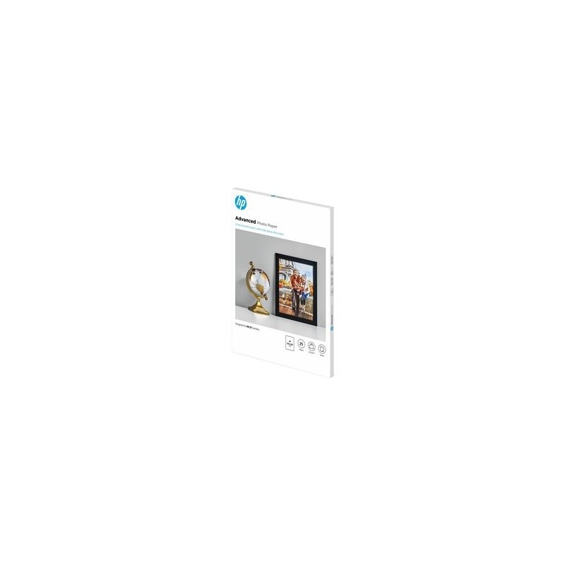 HP Q5456A Advanced glossy photo paper inkjet 250g/m2 A4 25 sheets 1-pack HP Q5456A Advanced glossy photo paper inkjet 250g/m2 A4 25 sheets 1-pack