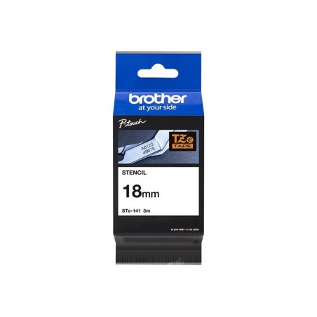 BROTHER STE141 Taśma Brother 18mm STENCIL TAPE BROTHER STE141 Taśma Brother 18mm STENCIL TAPE