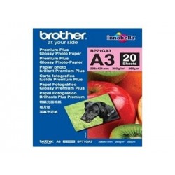 BROTHER BP71GA3 Papier fotograficzny Brother BP71GA3 20ark błyszczący A3