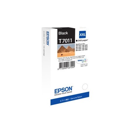 EPSON C13T70114010 Tusz Epson T701 black XXL WP4000/4500 EPSON C13T70114010 Tusz Epson T701 black XXL WP4000/4500