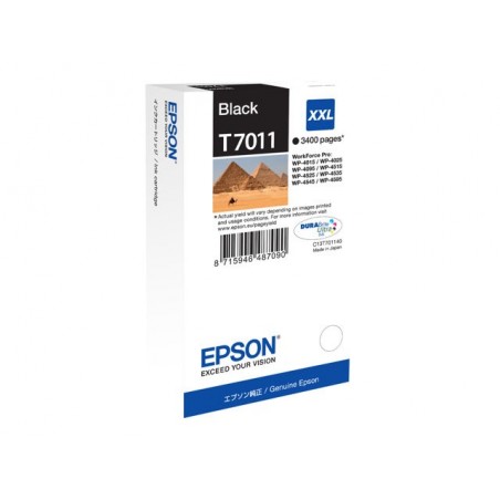 EPSON C13T70114010 Tusz Epson T701 black XXL WP4000/4500 EPSON C13T70114010 Tusz Epson T701 black XXL WP4000/4500