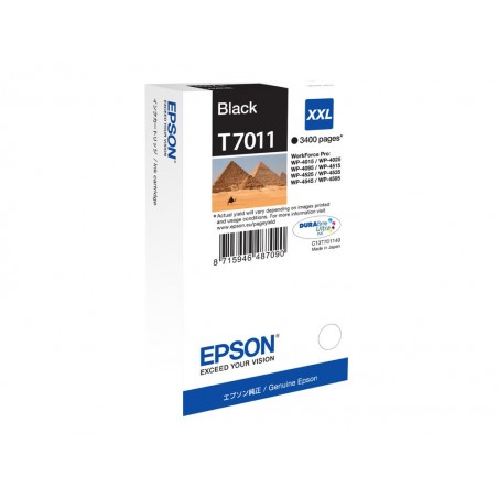 EPSON C13T70114010 Tusz Epson T701 black XXL WP4000/4500 EPSON C13T70114010 Tusz Epson T701 black XXL WP4000/4500