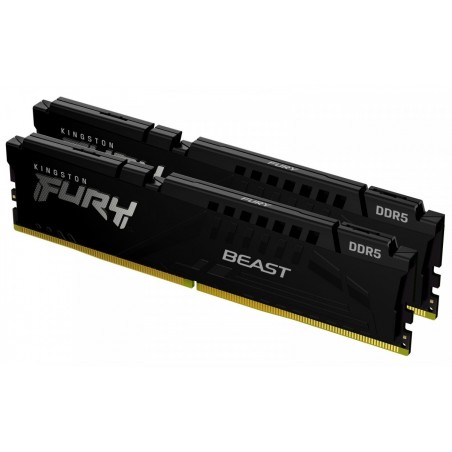 Pamięć DDR5 Fury Beast 16GB(2*8GB)/6000 CL30 XMP czarna Pamięć DDR5 Fury Beast 16GB(2*8GB)/6000 CL30 XMP czarna