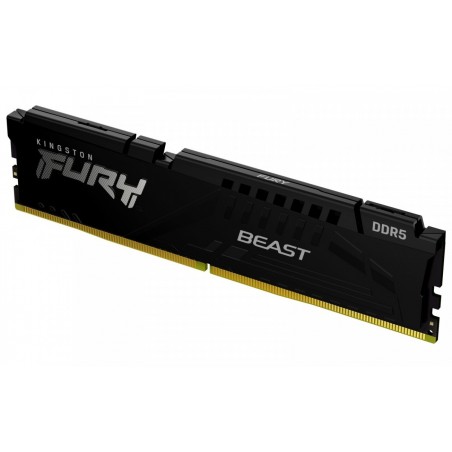 Pamięć DDR5 Fury Beast 32GB(1*32GB)/6000 CL30 XMP czarna Pamięć DDR5 Fury Beast 32GB(1*32GB)/6000 CL30 XMP czarna