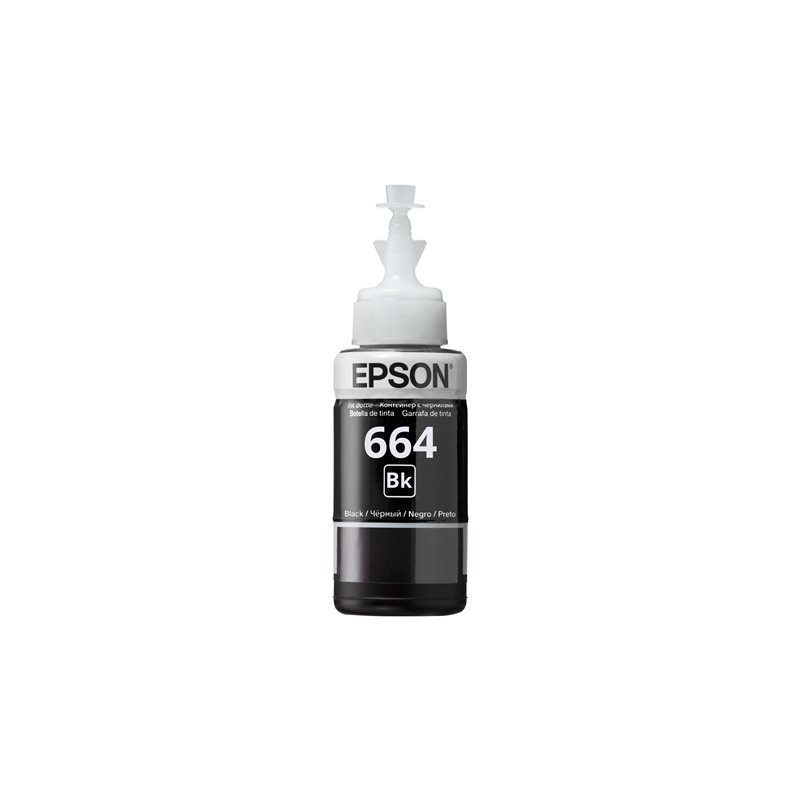 EPSON C13T66414A Tusz Epson T6641 black 70ml L100/L200 EPSON C13T66414A Tusz Epson T6641 black 70ml L100/L200