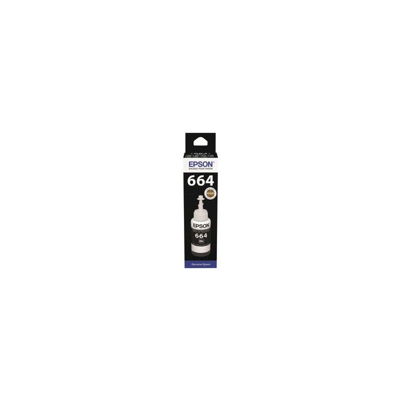 EPSON C13T66414A Tusz Epson T6641 black 70ml L100/L200 EPSON C13T66414A Tusz Epson T6641 black 70ml L100/L200