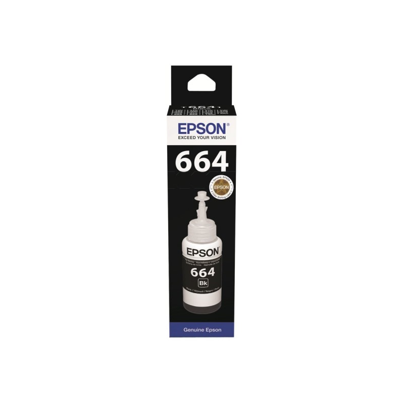 EPSON C13T66414A Tusz Epson T6641 black 70ml L100/L200 EPSON C13T66414A Tusz Epson T6641 black 70ml L100/L200