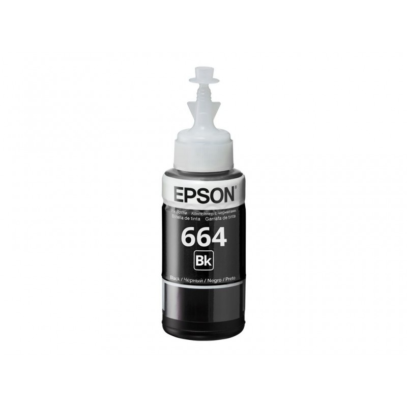EPSON C13T66414A Tusz Epson T6641 black 70ml L100/L200 EPSON C13T66414A Tusz Epson T6641 black 70ml L100/L200