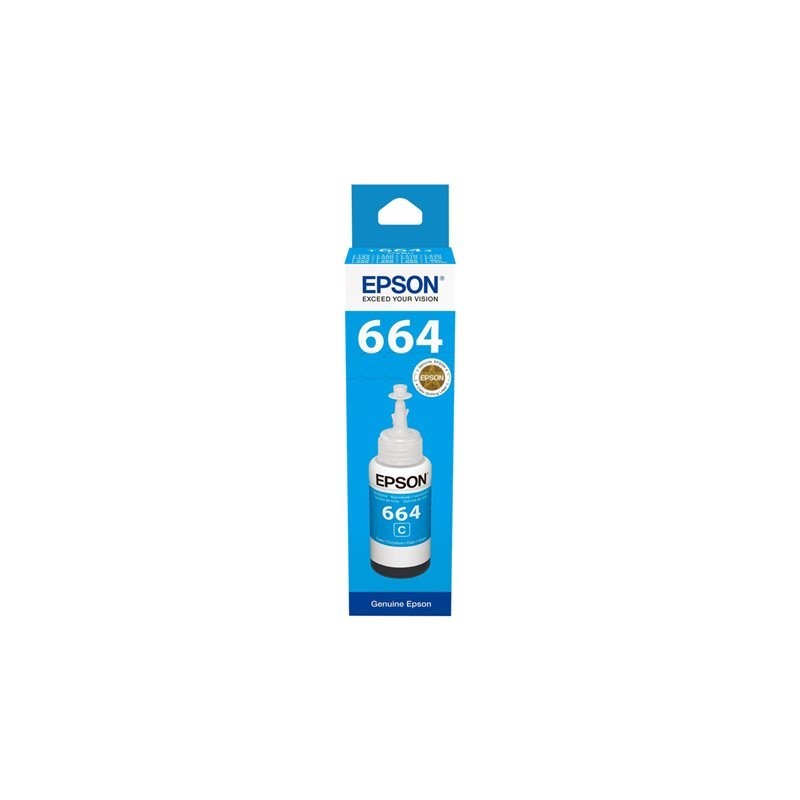 EPSON C13T66424A Tusz Epson T6642 cyan 70ml L100/L200 EPSON C13T66424A Tusz Epson T6642 cyan 70ml L100/L200