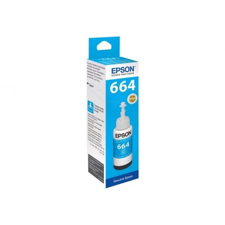 EPSON C13T66424A Tusz Epson T6642 cyan 70ml L100/L200 EPSON C13T66424A Tusz Epson T6642 cyan 70ml L100/L200