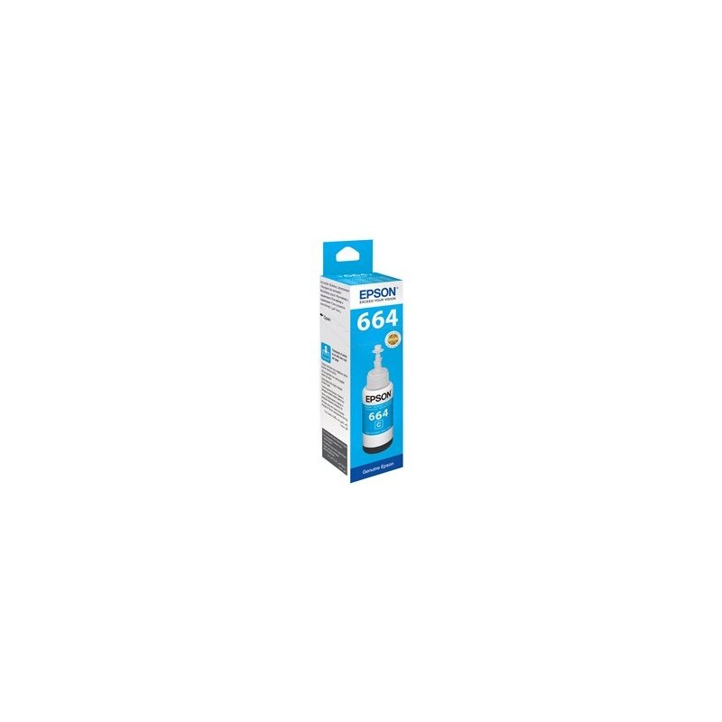 EPSON C13T66424A Tusz Epson T6642 cyan 70ml L100/L200 EPSON C13T66424A Tusz Epson T6642 cyan 70ml L100/L200