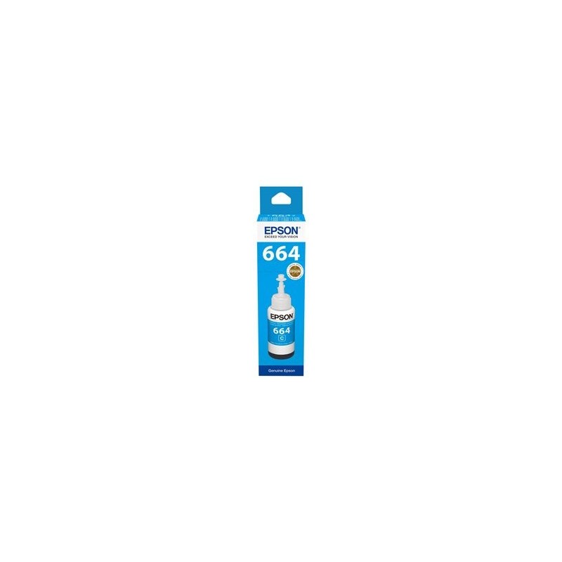 EPSON C13T66424A Tusz Epson T6642 cyan 70ml L100/L200 EPSON C13T66424A Tusz Epson T6642 cyan 70ml L100/L200