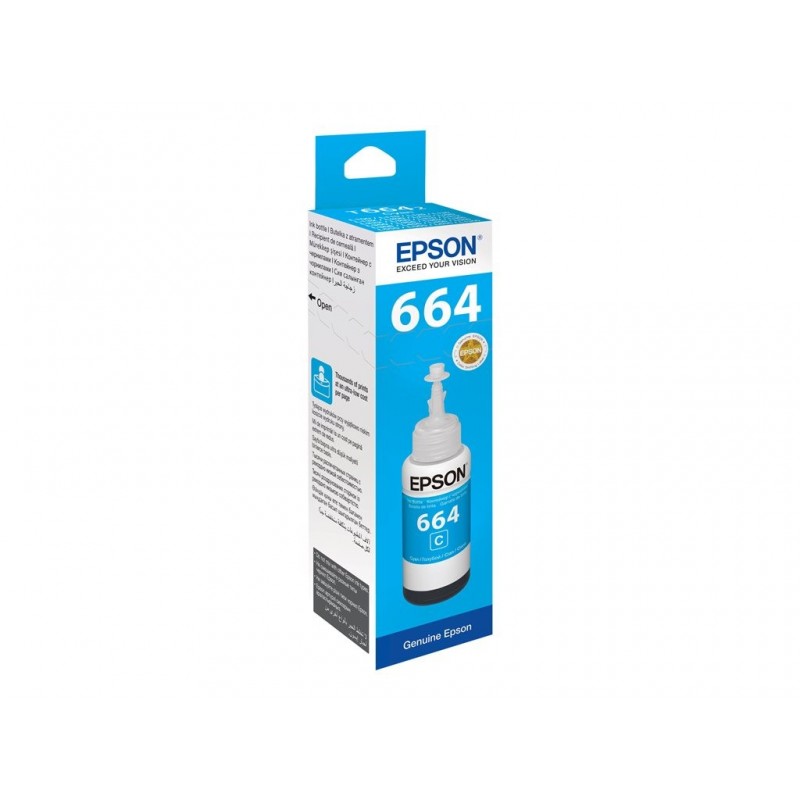 EPSON C13T66424A Tusz Epson T6642 cyan 70ml L100/L200 EPSON C13T66424A Tusz Epson T6642 cyan 70ml L100/L200