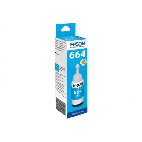 EPSON C13T66424A Tusz Epson T6642 cyan 70ml L100/L200 EPSON C13T66424A Tusz Epson T6642 cyan 70ml L100/L200